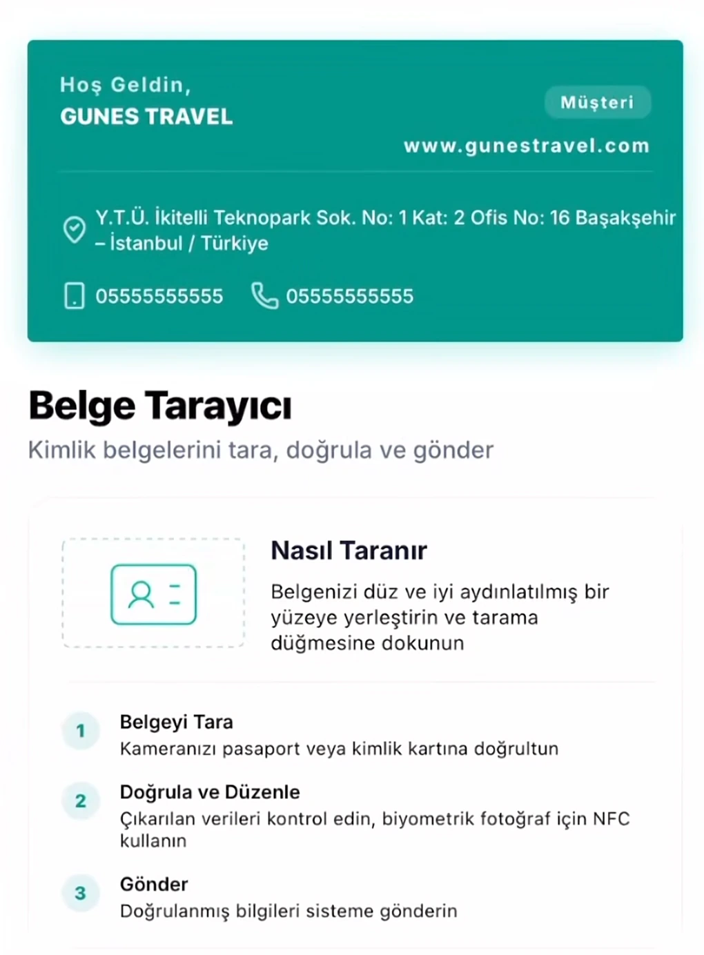 Yeni Turasistan Reader belge tarayıcı